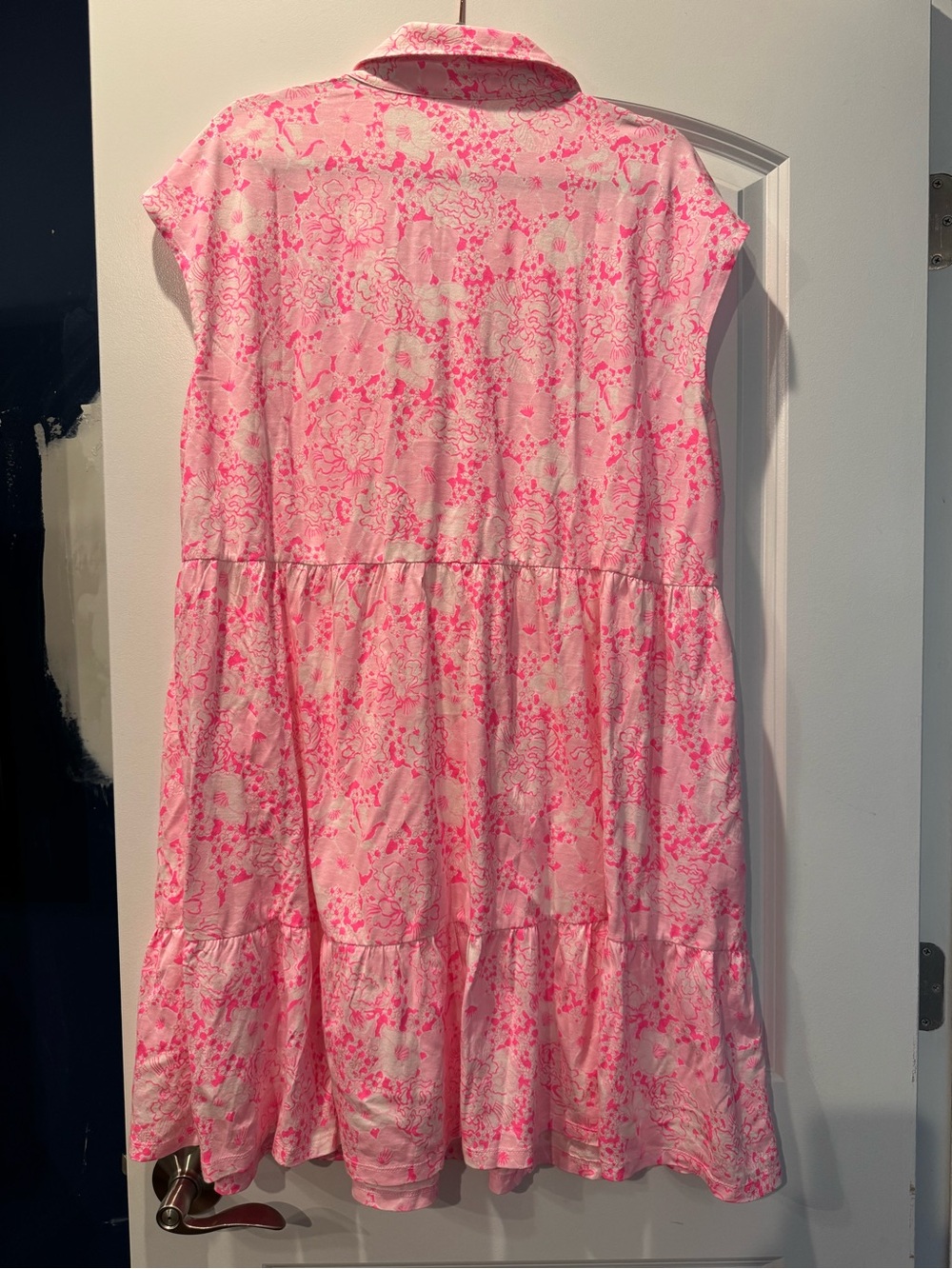 NWT! Lilly Pulitzer Arley Floral Print Sleeveless Shirtdress in XL - Picture 11 of 11